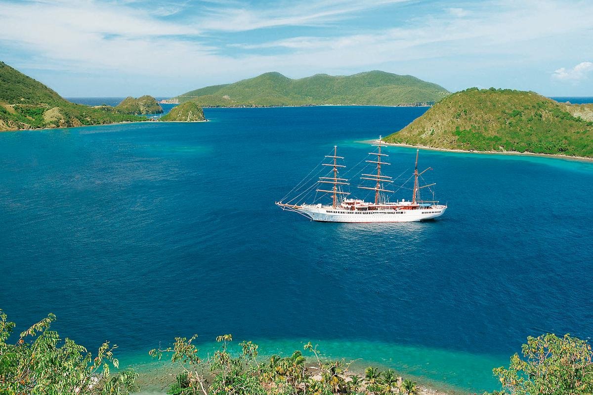 Sailing the Caribbean Aboard Sea Cloud II